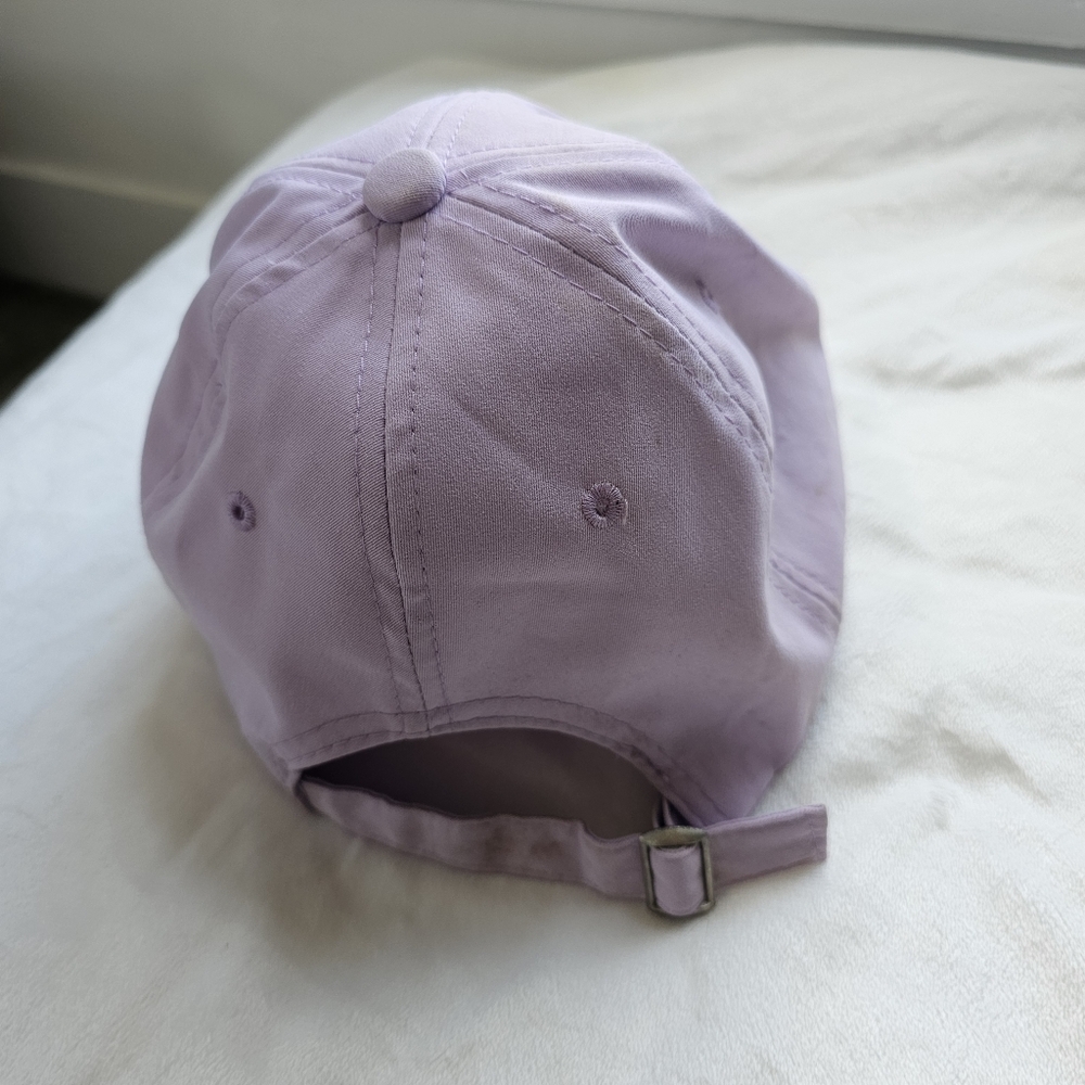 Lavender Embroidered Baseball Cap - Picture 5 of 6